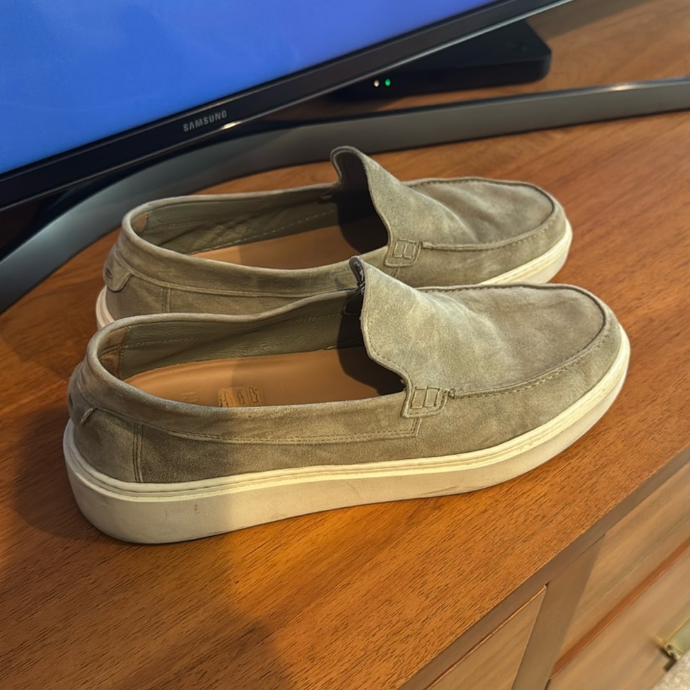 Fabianoricci men’s summer loafer. Khaki green  Size 42